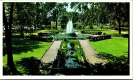 Kellogg Park And Fountain Battle Creek Michigan MI UNP Chrome Postcard Unsued - £2.35 GBP