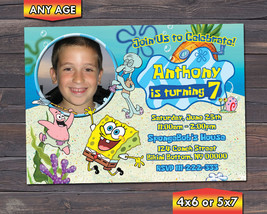 SpongeBob SquarePants Birthday Party Invitation - £7.20 GBP