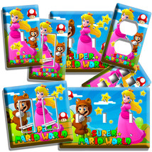 SUPER MARIO PRINCESS PEACH LIGHT SWITCH OUTLET WALL COVER PLATE GIRLS GA... - $8.99+
