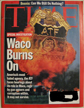 TIME MAGAZINE JULY 24 1995 7/24/95 WACO BURNS ON,BOSNIA,NEW FORM OF MATT... - $15.00