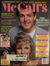 McCALL&#39;S MAGAZINE 1981, 1982, 1983, 1984 Diana,Loren,McCartney,MJ,Brosnan,Tiegs  - £114.06 GBP