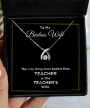 Nice Gifts For Wife, Necklace For Wife, Teacher Wife Necklace Gifts, Birthday  - £39.58 GBP