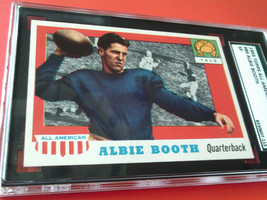 1955 Albie Booth # 86 Topps Sp All American Sgc 88 Near MINT/ Mint 8 - £91.91 GBP