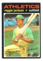 1971 Topps #20 Reggie Jackson Vg+ No Creases !! - £15.79 GBP