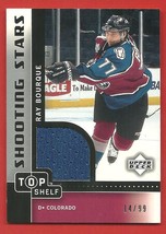 2002 / 03   RAY  BOURQUE   GAME   JERSEY  14 / 99   SHOOTING  STARS  U.D. - $19.99