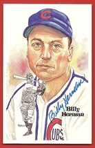 BILLY  HERMAN   SIGNED  AUTOGRAPH    PEREZ  STEELE   LIMITED  POSTCARD  ... - $19.99