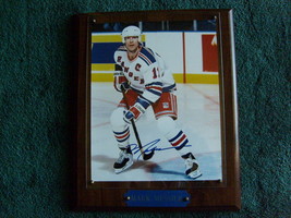 MARK  MESSIER    AUTOGRAPHED   WALL  PLAQUE   !! - £78.65 GBP