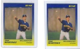 2  CARD  LOT   TITO  MARTINEZ    1st  CARD   ROOKIES   NEAR  MINT   !! - £10.40 GBP