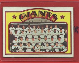 1972 Topps High # 771 Giants Team Card From A Set Break Mint !! - £74.39 GBP