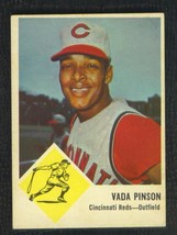 1963  # 34  FLEER   VADA  PINSON      VG+    !! - $34.99