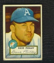 1952   TOPPS  # 226   DAVE  PHILLEY    WORN  CORNERS   !! - £11.77 GBP
