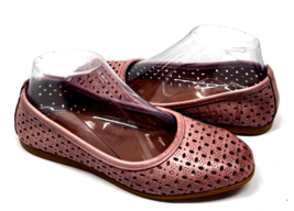 MIZ MOOZ WOMEN'S BUTTERY LEATHER FLATS SLIP ON SHOES BLUSH 37EU / 7US # ... - $29.95