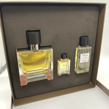 Hermes Terre D&#39;hermes 3PC Gift Set Pure Perfume 2.5 Oz , Mini &amp; Shower Gel Bnib - £77.77 GBP