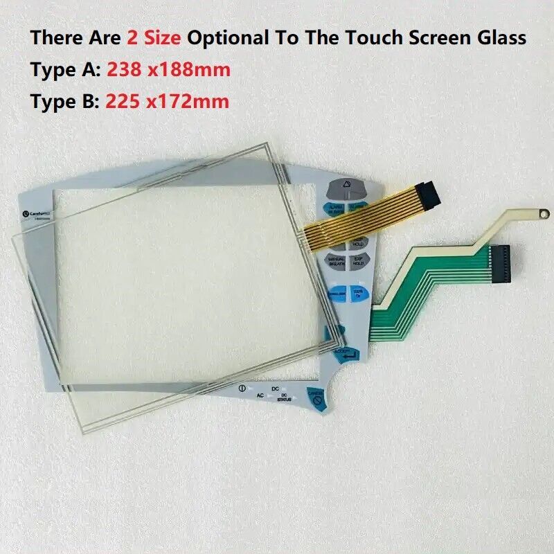 For CareFusion VIASYS VELA AVEA 16532-00 16532-15 Touch ScreenGlass+Memb... - $52.39+