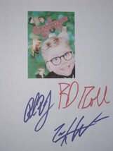 A Christmas Story Signed Movie Script X3 Peter Billingsley Ward Robb rep... - £11.48 GBP