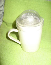 Sugar Shaker/ Dredger-Vintage-Plastic Base-Mesh Dome - $8.50