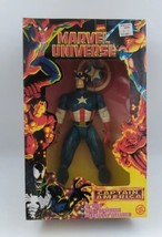 Captain America Marvel Universe Action Figure 10&quot; Tall Toy Biz 1997 NEW - £26.59 GBP