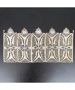 Vintage Silver Plated Filigree Dollhouse Miniature Room Divider Screen P... - $40.59 CAD