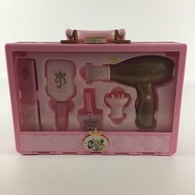 Disney Pretty Princess Hair Salon Kit Carry Along Beauty Tool Case Dryer Toy New - £33.55 GBP