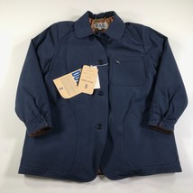 NEW Vintage Bill Blass Down Jacket Womens 10 Navy Blue European Down Feathers - £127.55 GBP