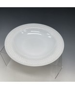 Vintage Federal Milk Glass Heat Proof 8&quot; Soup Bowl White MCM Rimmed - $35.27 CAD