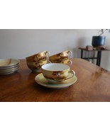 Lot of 5x Noritake China Tree In The Meadow Coffee Cup &amp; Saucer Sets Mix... - $24.95