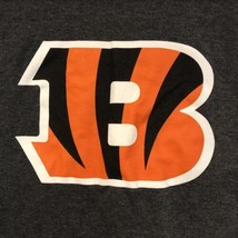 Cincinnati Bengals Logo M T-Shirt NFL Team Apparel Gray SS - £9.22 GBP