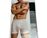 $46 Calvin Klein Underwear Men&#39;s Gray 3-Pack NB4003 Cotton Boxer Briefs ... - £19.68 GBP