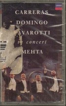 Carreras, Domingo, Pavarotti in Concert Mehta (Cassette) 1990 - $6.70