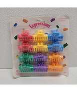 Vintage 1995 Almar Expressions Kids Girl Hair Clips Bears Flowers Hearts... - $310.56 MXN