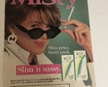 1995 Misty Cigarettes Vintage Print Ad Advertisement pa15 - £5.56 GBP