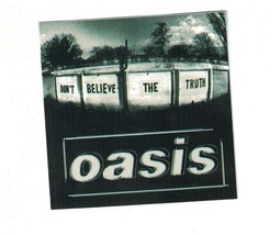Oasis Don&#39;t believe the Truth Alternative rock pop band Vinyl Sticker 3&quot;... - £2.33 GBP
