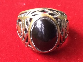 Black Metal Charm Leklai Magic Ring Top Rare Amulet Protective Luck Talisman - £31.62 GBP