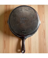 Griswold Good Health MFG 1920-1930&#39;S ERA Cast Iron Skillet NO 658 No Wobble - $1,291.51 MXN
