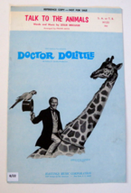 Doctor Dolittle Talk to the Animals Sheet Music Hastings Music Corporation H123 - £11.83 GBP