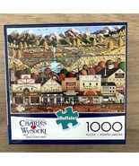Charles Wysocki Sleepy Town West Americana 1000 pc Jigsaw Puzzle - £18.97 GBP