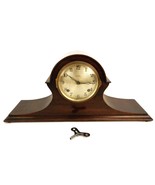 Ansonia Wooden Mantel Clock, Vintage/Antique, w/Winding Key, Working, CL... - $268.84 CAD