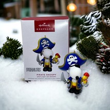 Hallmark 2023 Keepsake Peanuts Pirate Snoopy Woodstock Christmas Ornament New - $18.51