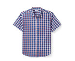 Amazon Essentials Men&#39;s Big &amp; Tall Short-Sleeve Plaid Casual Dress Shirt... - $20.78