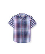 Amazon Essentials Men&#39;s Big &amp; Tall Short-Sleeve Plaid Casual Dress Shirt... - $20.78
