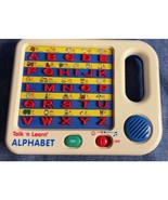 Vintage Talk &#39;n Learn Alphabet Board | ABC Learning Toy | Untested - $18.00