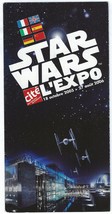 Star Wars L&#39;Expo Promo Leaflet Cite Sciences Villette Paris Exhibition 2006 - $9.50 CAD