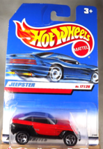 1999 Hot Wheels International JEEPSTER 17/26  Red/Black #922 First Edition w/5Sp - £7.47 GBP