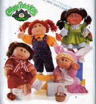 Cabbage Patch Kid Doll Bunny Costume, Dresses + Butterick 5902 Pattern Uncut - $18.97