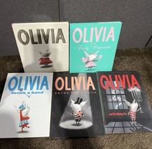 OLIVIA THE PIG LOT Children&#39;s Picture Books by Ian Falconer Hardcover La... - £39.53 GBP