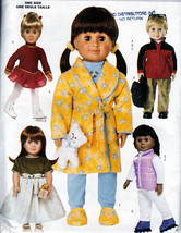 18&quot; American Girl Doll Total Wardrobe Butterick 3329 Pattern Oop New - £10.95 GBP