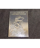 Lou Gehrig ~ Silver Foil Baseball Card, 1996, Clear Plastic Holder, w/Se... - £7.67 GBP
