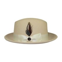 Men Bruno Capelo Hat Australian Wool Crushable Center Dent CHICAGO CH304 Bone image 6