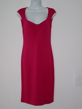 Nwt Elie Tahari Karma Pink Deborah Jersey Dress 46/10 - £64.84 GBP