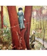 1900s Postcard Romantic Couple When Will You Come Up England Ephemera E83C - $27.34 CAD